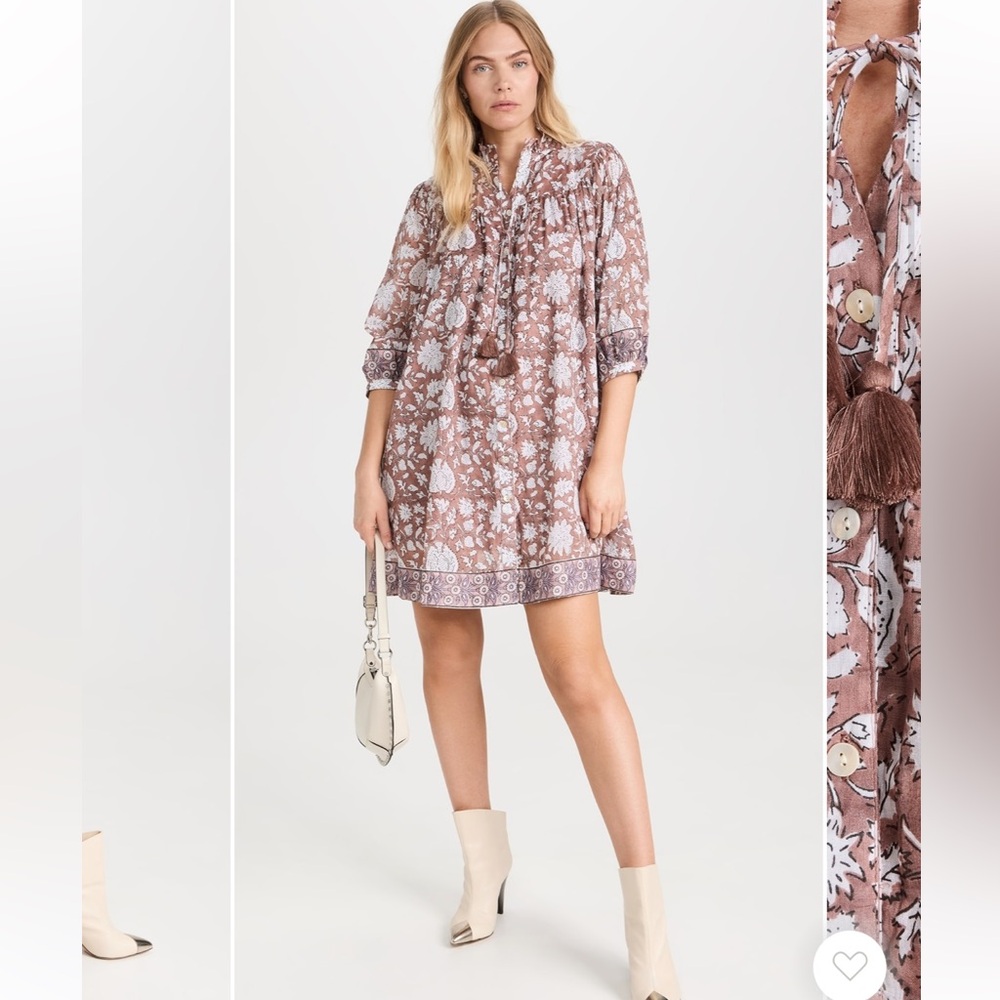 Marea by Liz Joy Georgia Mini Floral Patterned Dress Small - Picture 3 of 11